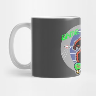 Retro invader skater Mug